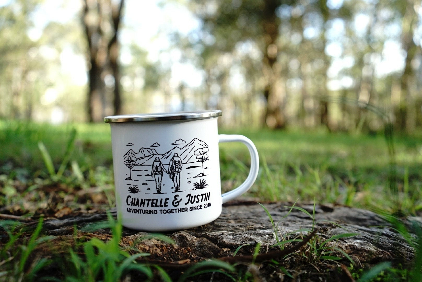 Personalised Couples Adventure Mug