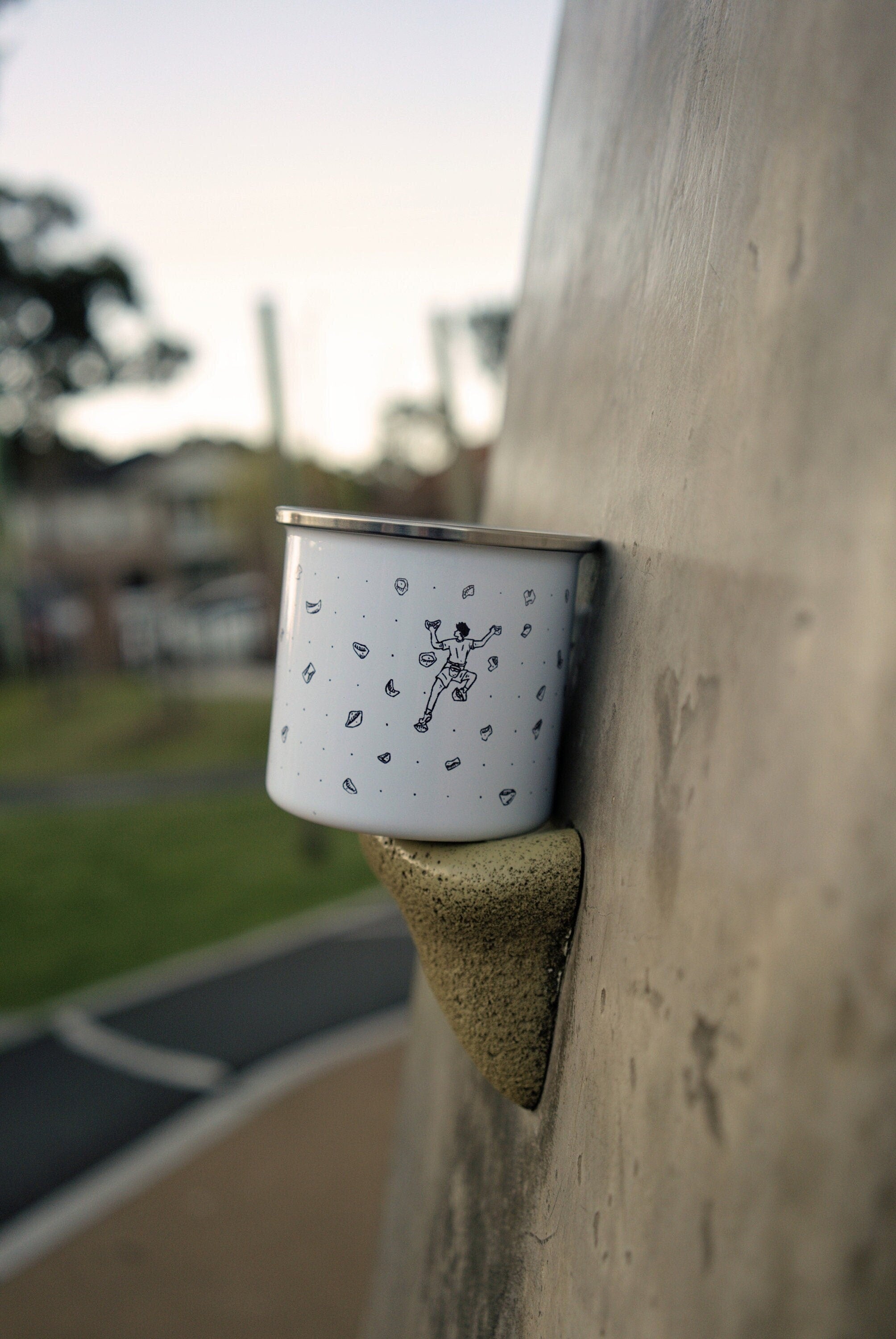 Personalised Male Bouldering Mug