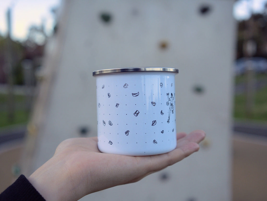 Personalised Male Bouldering Mug