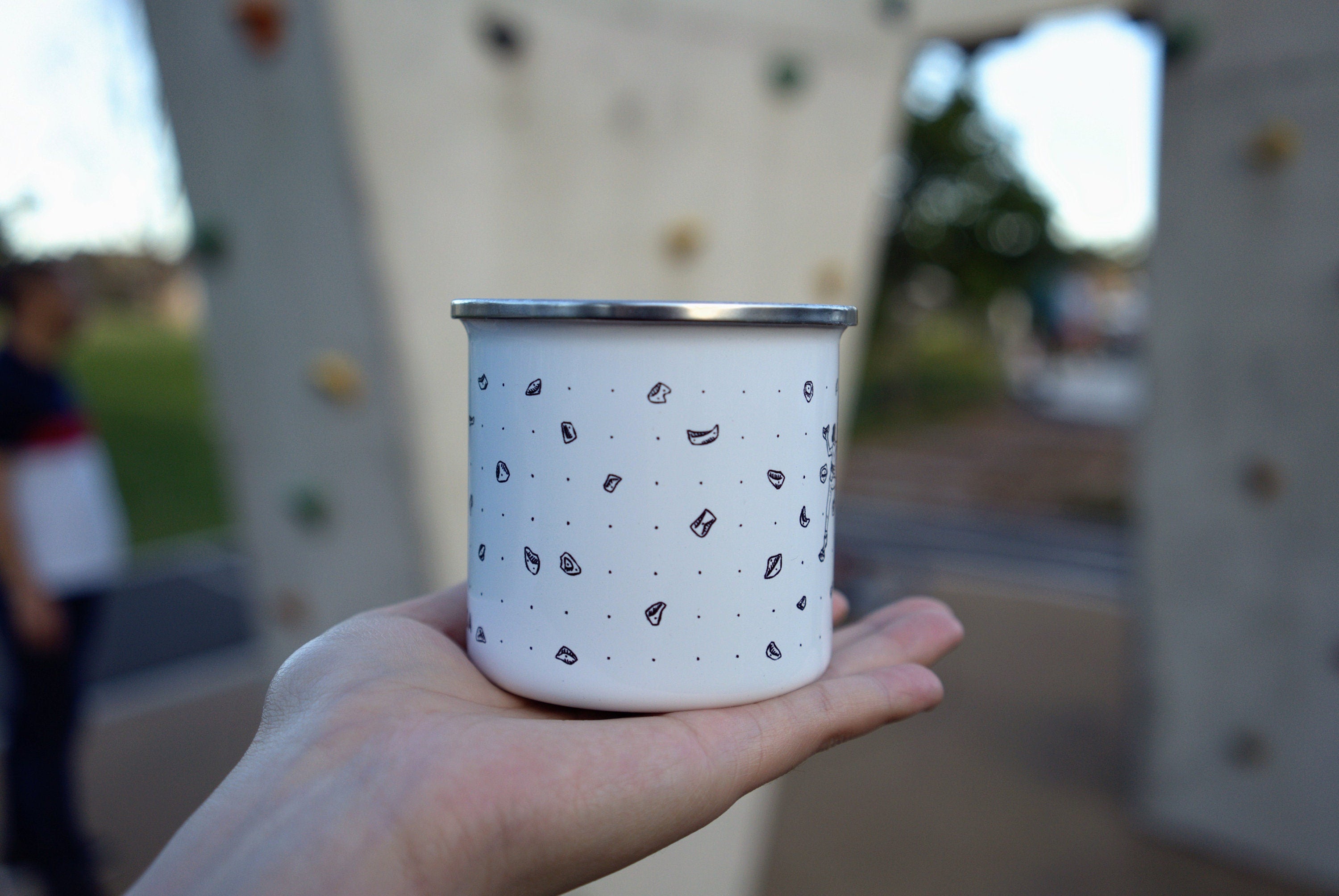 Personalised Female Bouldering Mug