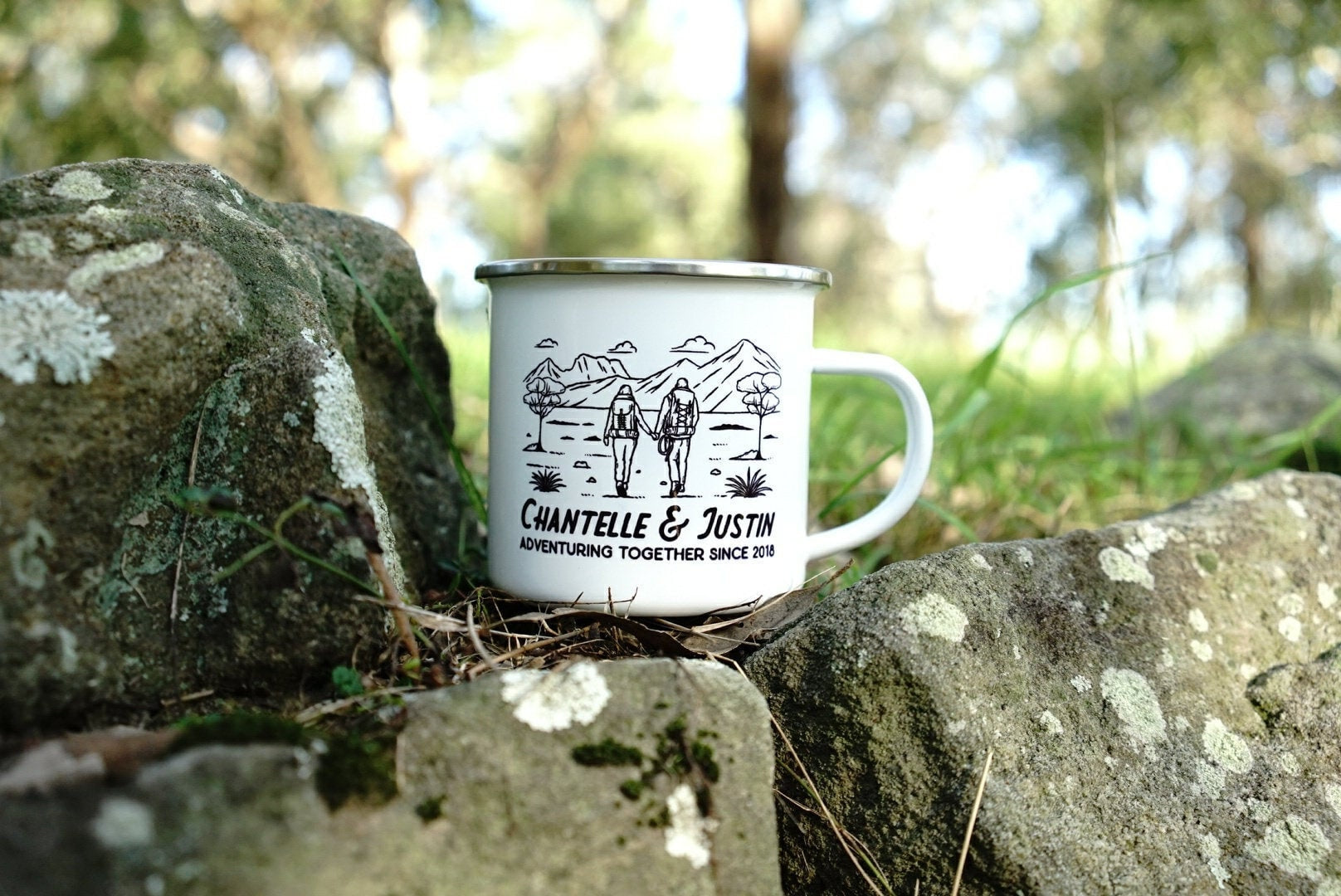 Personalised Couples Adventure Mug
