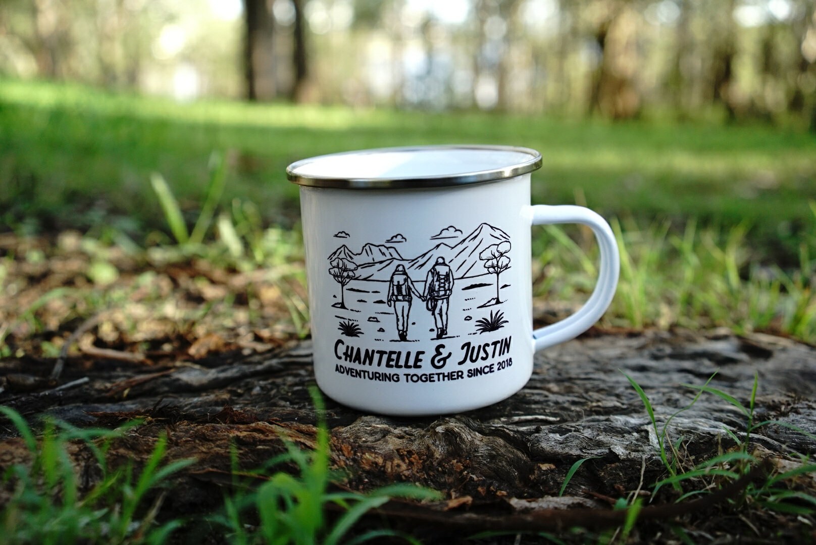 Personalised Couples Adventure Mug