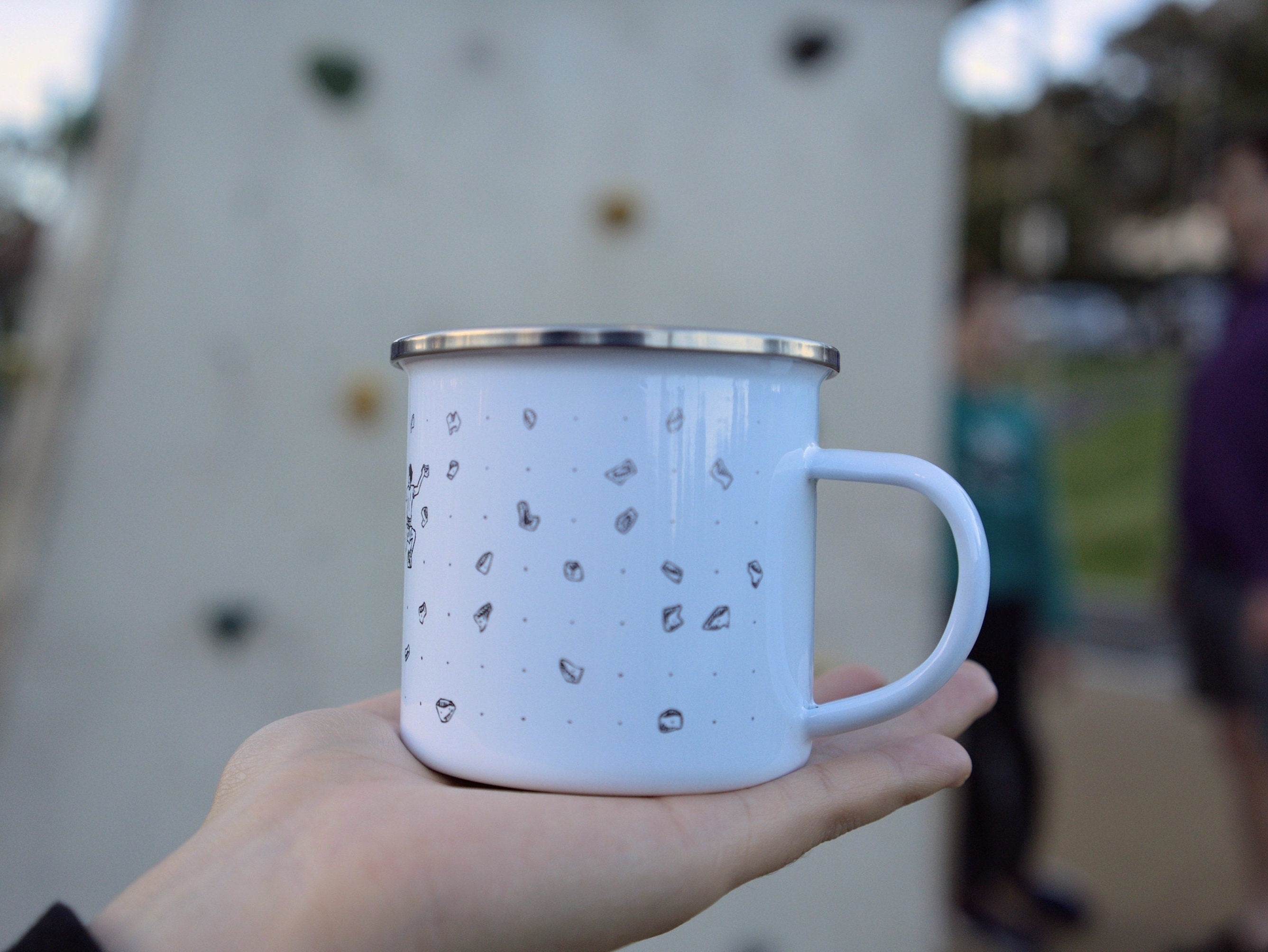 Personalised Male Bouldering Mug